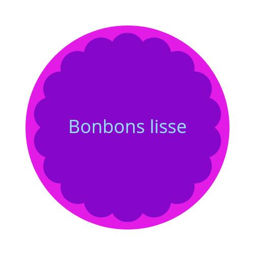 Bonbons lisse pas cher