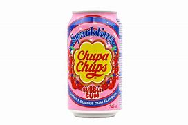 CHUPA CHUPS  BUBBLE GUM CHERRY FLAVOUR ( cerise)