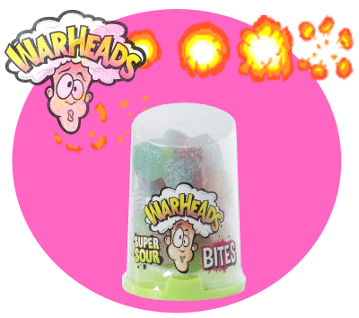 WARHEADS SUPER SOUR BITES CUBES